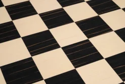 Turnier Schachset schwarz, Feld 50mm, mit Holzkass