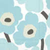 Unikko Turquoise Lunch-Servietten L 552642