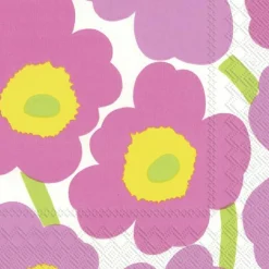 UNIKKO light pink Cocktail-Servietten C 552659