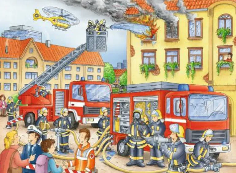 Unsere Feuerwehr - Puzzle 100 Teile