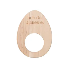 Untersetzer Ei „Ach du dickes Ei", 8x6x1,5cm