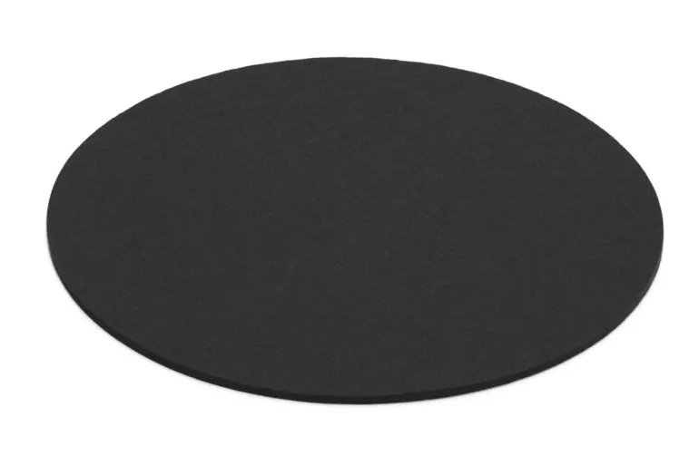 Untersetzer rd. 12cm schwarz 02