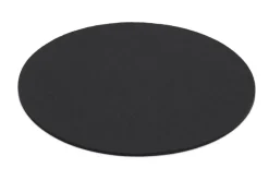Untersetzer rd. 16cm schwarz 02