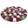 Untersetzer Rund dicke Kugeln 20cm Violett