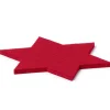 Untersetzer Stern 24x24cm mohnrot 55
