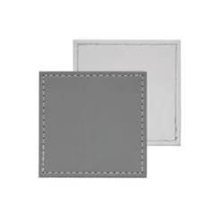 Untersetzer Weiß/Grau 4er Set 10x10cm