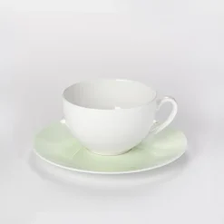 Untertasse 0,20 l / 0,25 l Pastell Mint Fine Bone