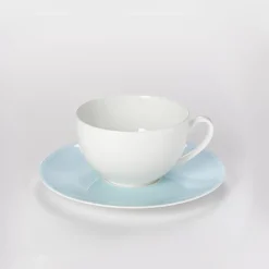 Untertasse 0,20 l / 0,25 l Pastell Türkis Fine Bon