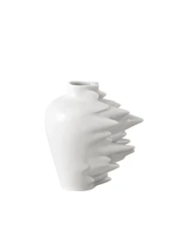 Vase, 10 cm, Fast Weiß