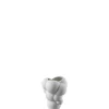 Vase, 10 cm, Skum / Weiß matt