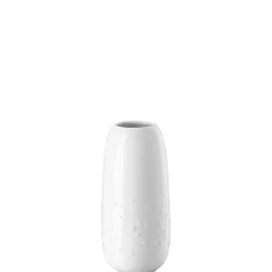 Vase, 18 cm, Vesi Droplets / weiß