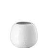 Vase, 16 cm, Vesi Droplets / weiß
