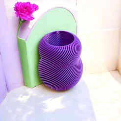 Vase Bloom 100% "Violet Silk"