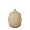 Vase -CEOLA- Farbe Amber Brown Höhe 19 Cm