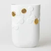 Vase „Goldene Punkte", 22x14x32cm