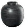 Vase, schwarz D. 26,5 cm