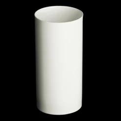 Vase zylindrisch 29 cm Weiss Fine Bone China