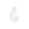 Vase 25,5 cm eckig Weiss