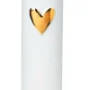 Vase „Herz", gold