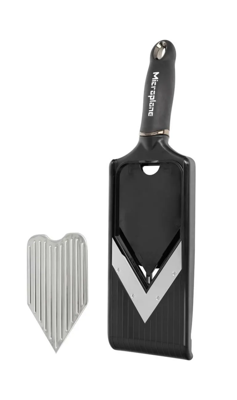V-Hobel m. Julienne-Einsatz