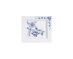 Vide-Poche 21x18,5 cm Zwiebelmuster Style weißer R