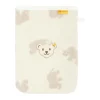 Waschhandschuh Cloud Dancer beige mit Elefanten