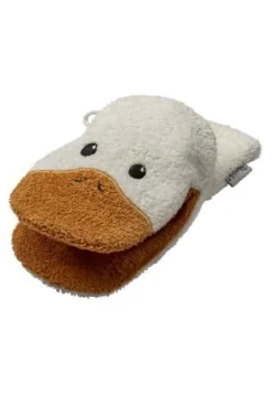 Waschhandschuh Edda, ecru