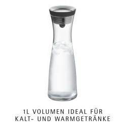 Wasserkaraffe 1,0L schwarz