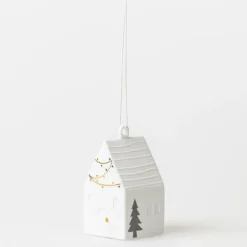 Weihnachtshaus Hänger Weihnachten 5x5x10cm