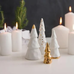 Weihnachtswald Set 4 tlg gold
