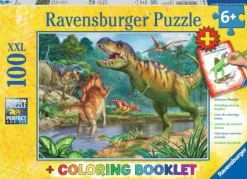 Welt der Dinosaurier - Puzzle 100 Teile