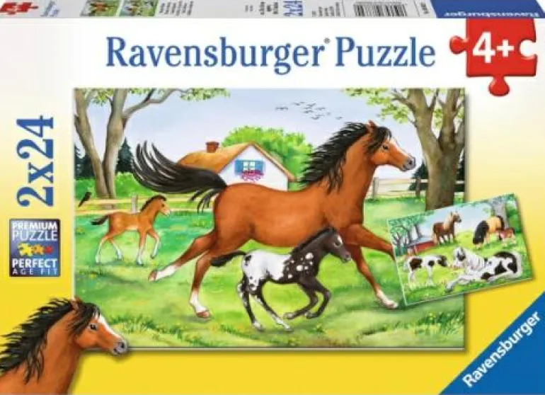 Welt der Pferde - Puzzle 2x24 Teile
