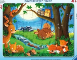 Wenn kleine Tiere schlafen gehen - Rahmenpuzzle 35