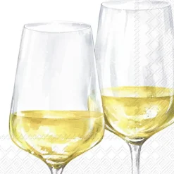 WHITE WINE GLASSES Cocktail-Servietten C1046600
