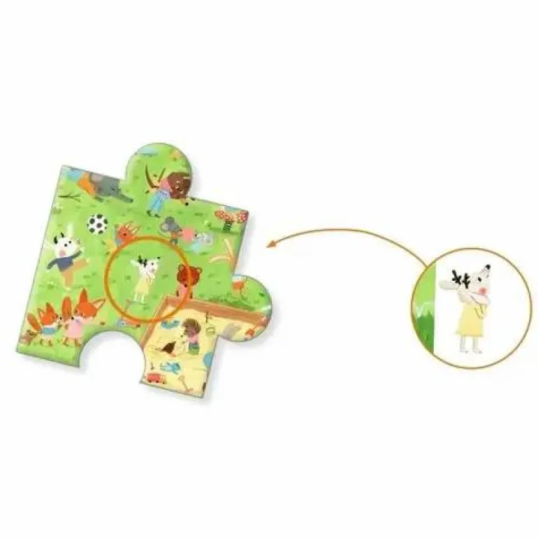 Wimmelpuzzle: Spielplatz - 35 Teile