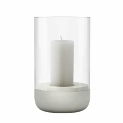 Windlicht Calma, M, Beton