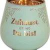Windlicht Zuhause ist Kult