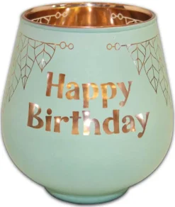 Windlicht Happy Birthday
