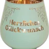 Windlicht Herlichen Glückwunsch Kult