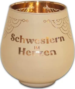 Windlicht Schwestern Herzen Kult