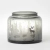 Wintervase „Waldlandschaft" D.19cm, H.15,5cm