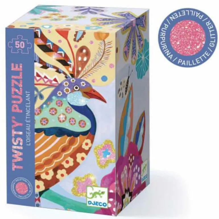 Wizzy Puzzles: Funkelnder Vogel, 50 Teile