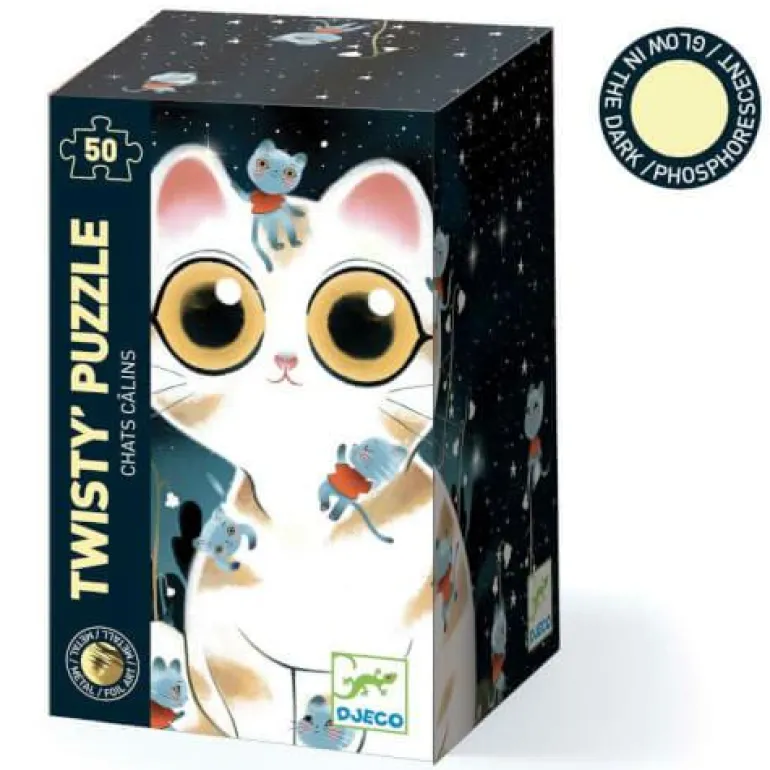 Wizzy’Puzzles: Kuschelige Katzen - 50 Teile