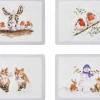 Wrendale Xmas LgPmat 4er Set