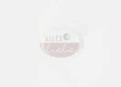 Wunschkerze ,, Alles Liebe 7x5x2cm 