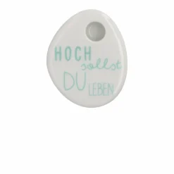 Wunschkerze ,, Hoch Sollst Du Leben 6x5x3cm "